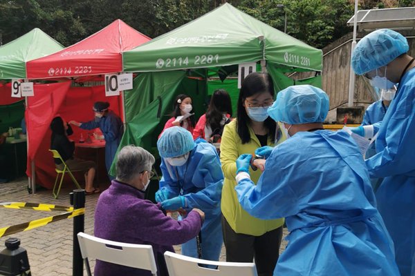 葵涌上水受限區檢14宗陽性個案