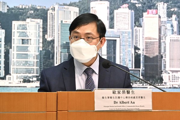 本港增574宗新冠病毒陽性個案