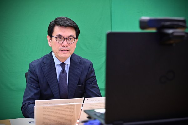 邱騰華向印度商界推廣香港
