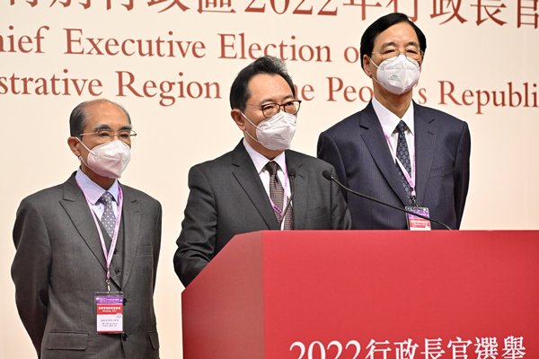 特首選舉投票點票過程暢順