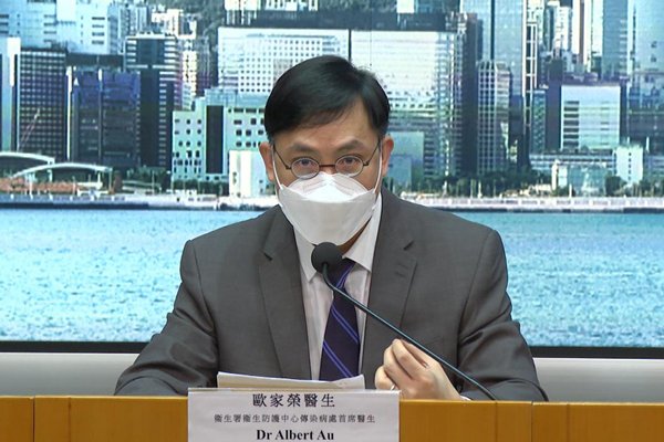 新冠病毒陽性個案增329宗