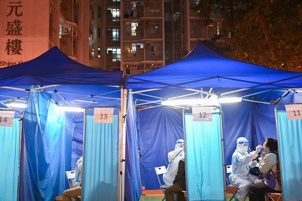 兩廈圍封強檢發現七陽性個案