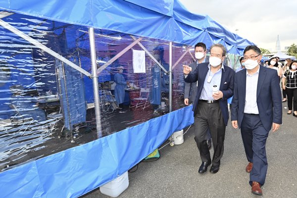 林世雄深圳灣視察跨境貨運操作