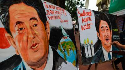安倍的兇手說相信前日本首相屬於未知團體