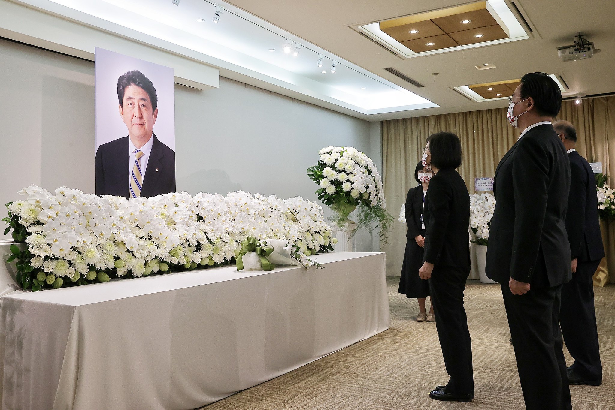 蔡英文總統拜會日本前首相