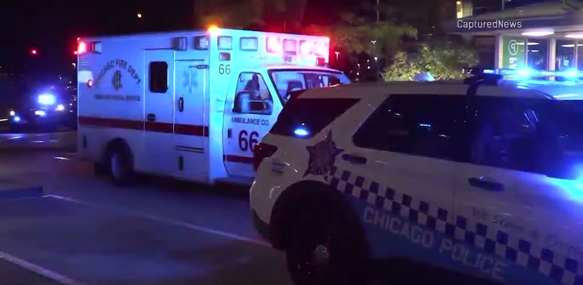 在與五名劫車者的槍戰中受傷的隱蔽承運人