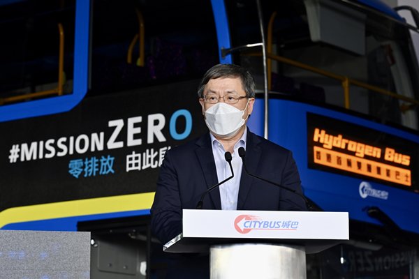 香港引入首輛雙層氫能巴士