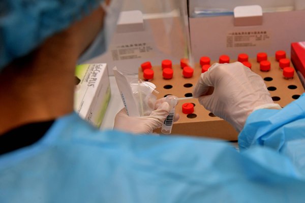 青大苑東大苑兩人檢測呈陽性