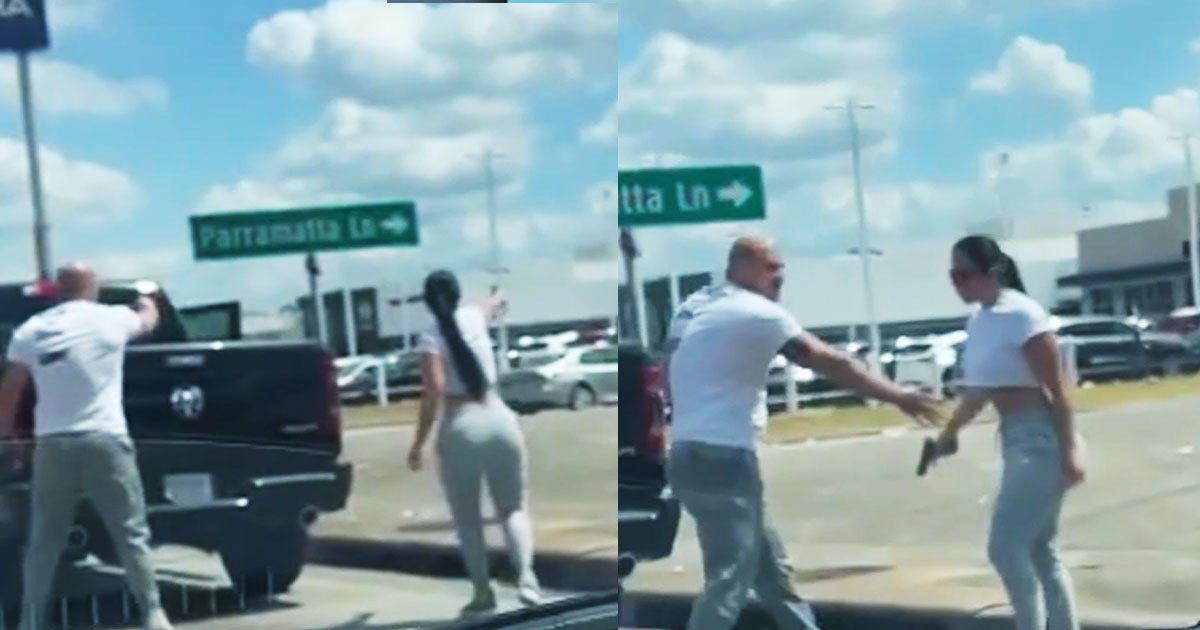 [觀看]-2-歲兒童在公路上肆虐的情侶向受害者開槍；-兩人被捕