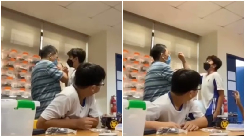 “我現在就結束你的生命”：學生厚顏無恥地嘲弄新加坡老師(視頻)