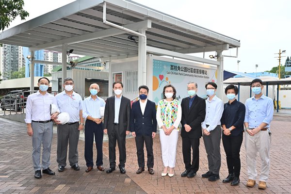 四新冠疫苗接種站明投入服務