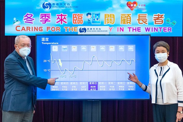 氣溫將驟降-市民宜注意保暖