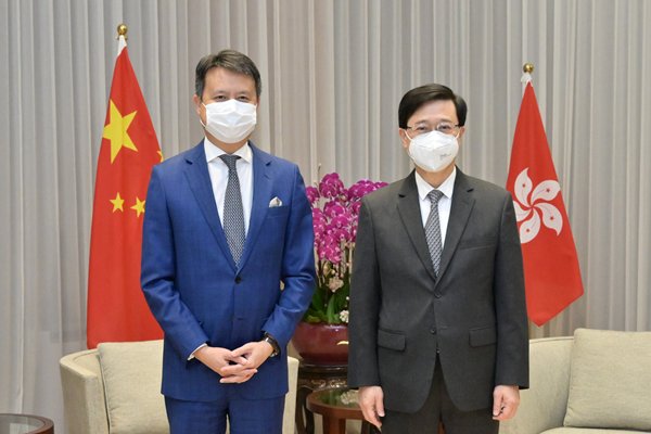 李家超晤世界知識產權組織總幹事