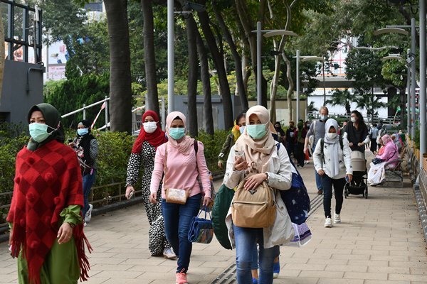 外傭抵港檢疫安排調整