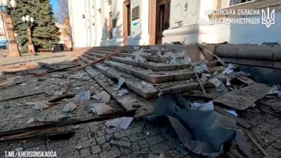 烏克蘭稱俄羅斯砲擊在赫爾松市造成兩人死亡