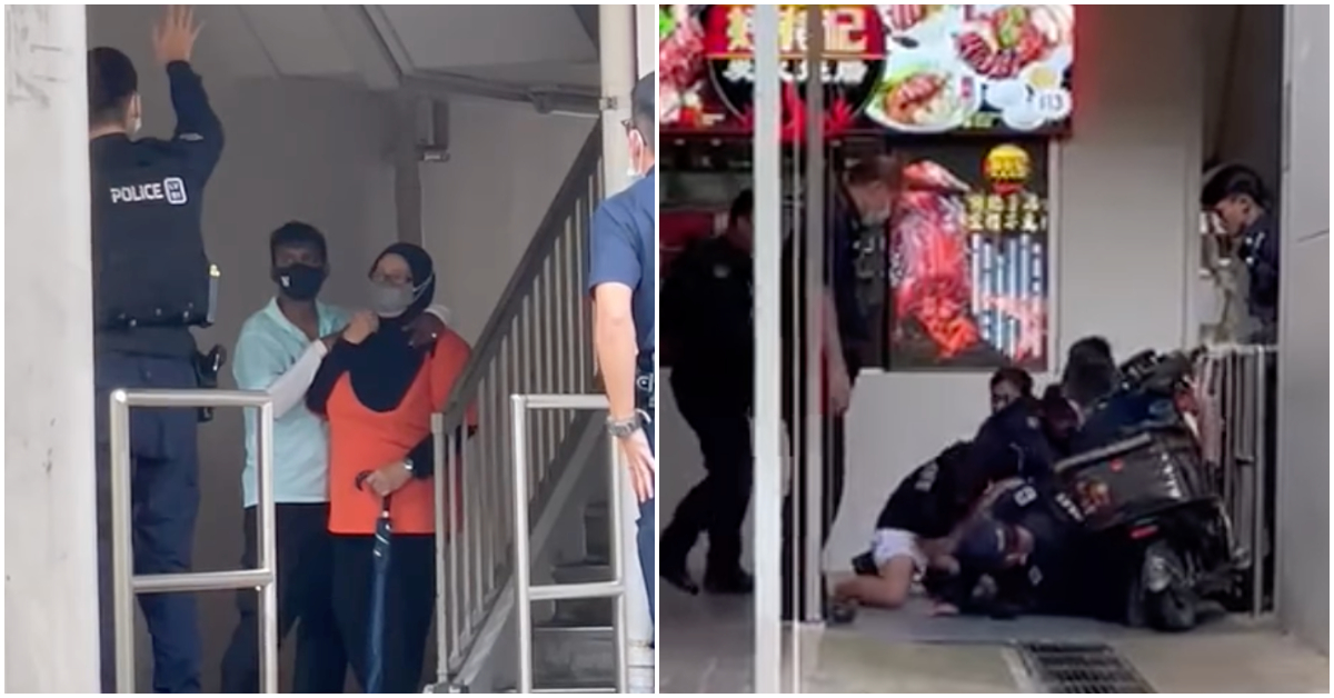 在義順用刀指著女人的新加坡男子被還押在-imh