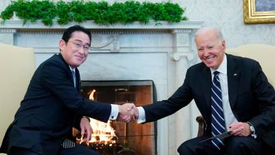 拜登與日本首相在對中國崛起的擔憂日益加劇之際會面