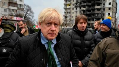 英國前首相鮑里斯·約翰遜訪問基輔，承諾提供幫助
