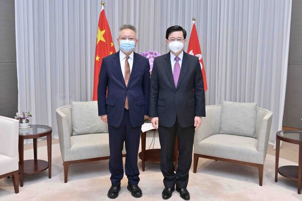 特首晤海南省委書記