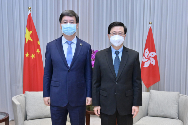 李家超晤深圳市市長