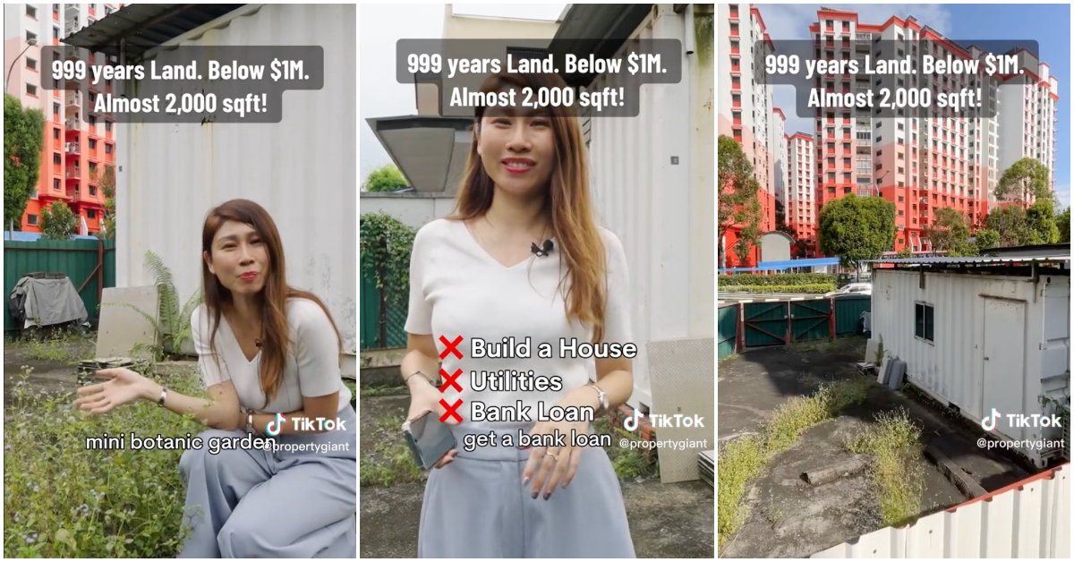 代理人試圖出售新加坡“最便宜”的私人住宅用地——你實際上不能在上面蓋房子