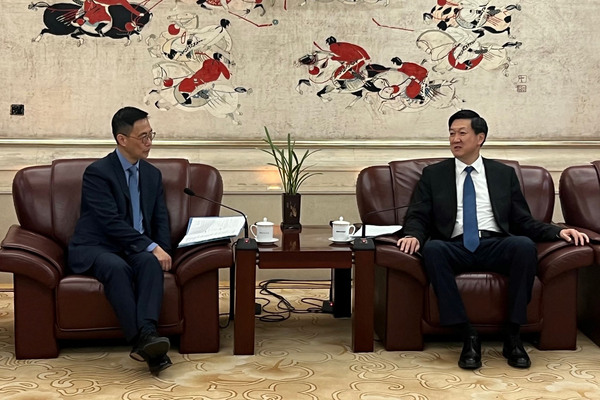 楊潤雄北京晤國家體育總局局長