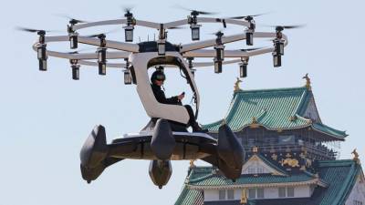 載人飛行汽車在日本完成首次戶外飛行