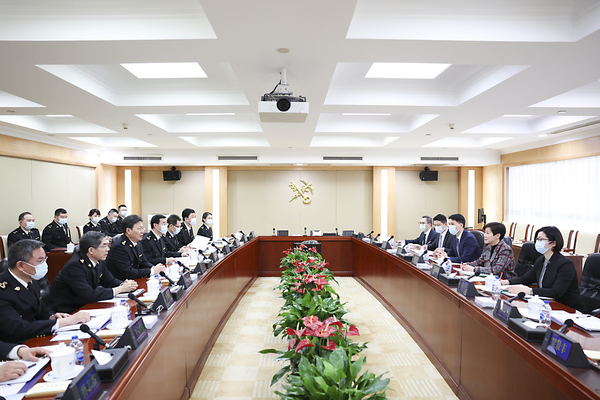 海關關長拜訪國家海關總署署長