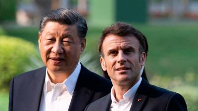 馬克龍稱歐洲絕不能在台灣問題上成為美國和中國的“追隨者”