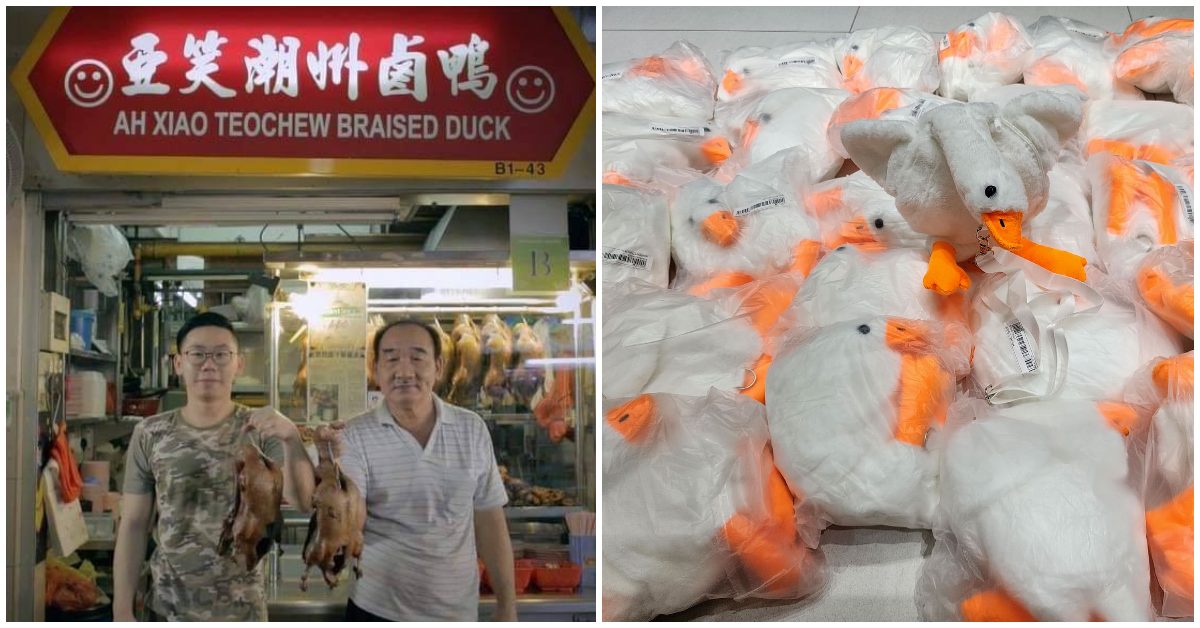 別瞎折騰了！-這位新加坡小販免費贈送鴨袋