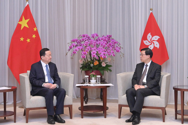 行政長官與山東省省長會面
