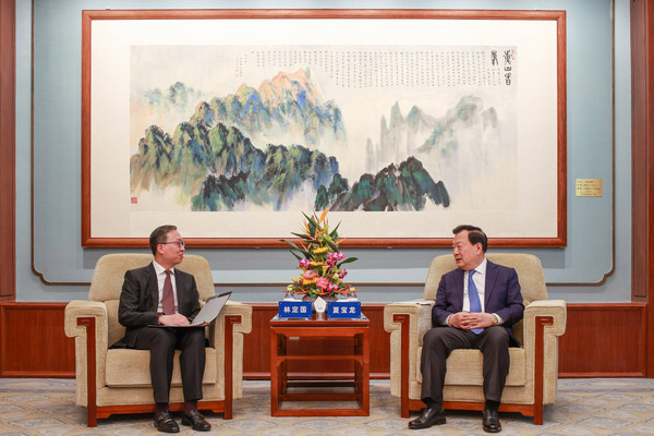 林定國結束北京訪問