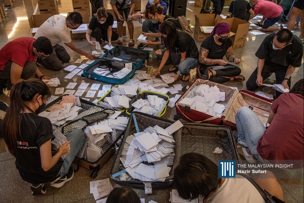 敦促海外馬來西亞人儘自己的一份力量將選票寄回家