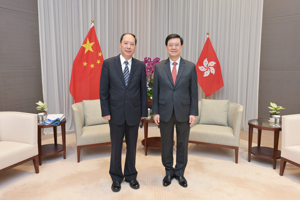 李家超晤江門市委書記