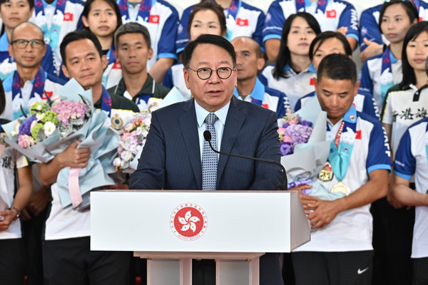 紀律部隊健兒世警會凱旋回港