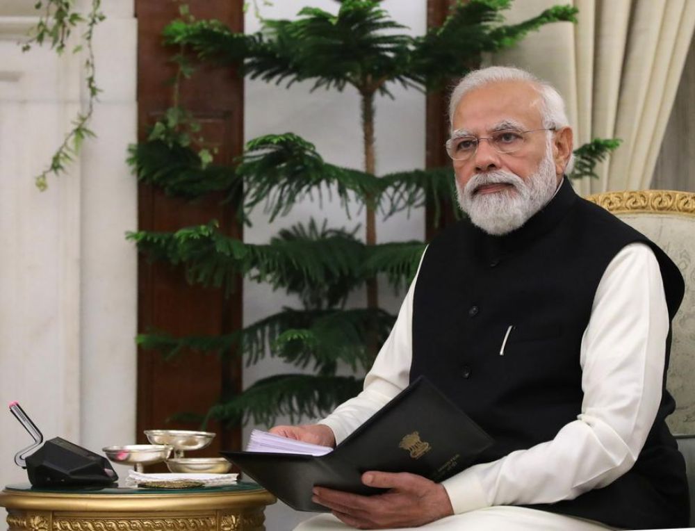 india’s-opposition-mps-walk-out-during-modi-parliament-speech