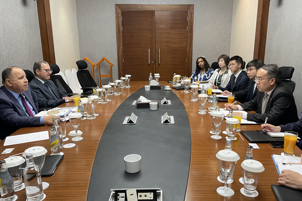 許正宇晤埃及財政部長