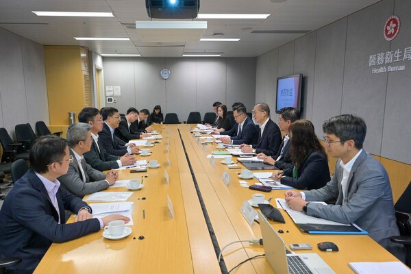 盧寵茂晤中山市人民政府代表團