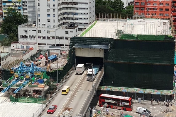 油麻地停車場拆卸工程竣工