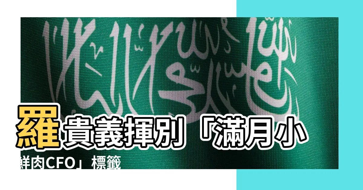【羅貴義】羅貴義揮別「滿月小鮮肉CFO」標籤 獲投行高薪聘用