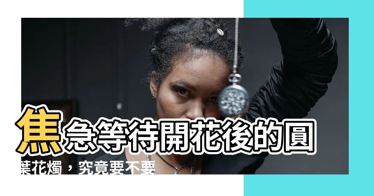 【圓葉花燭開花要剪掉嗎】焦急等待開花後的圓葉花燭，究竟要不要剪掉？
