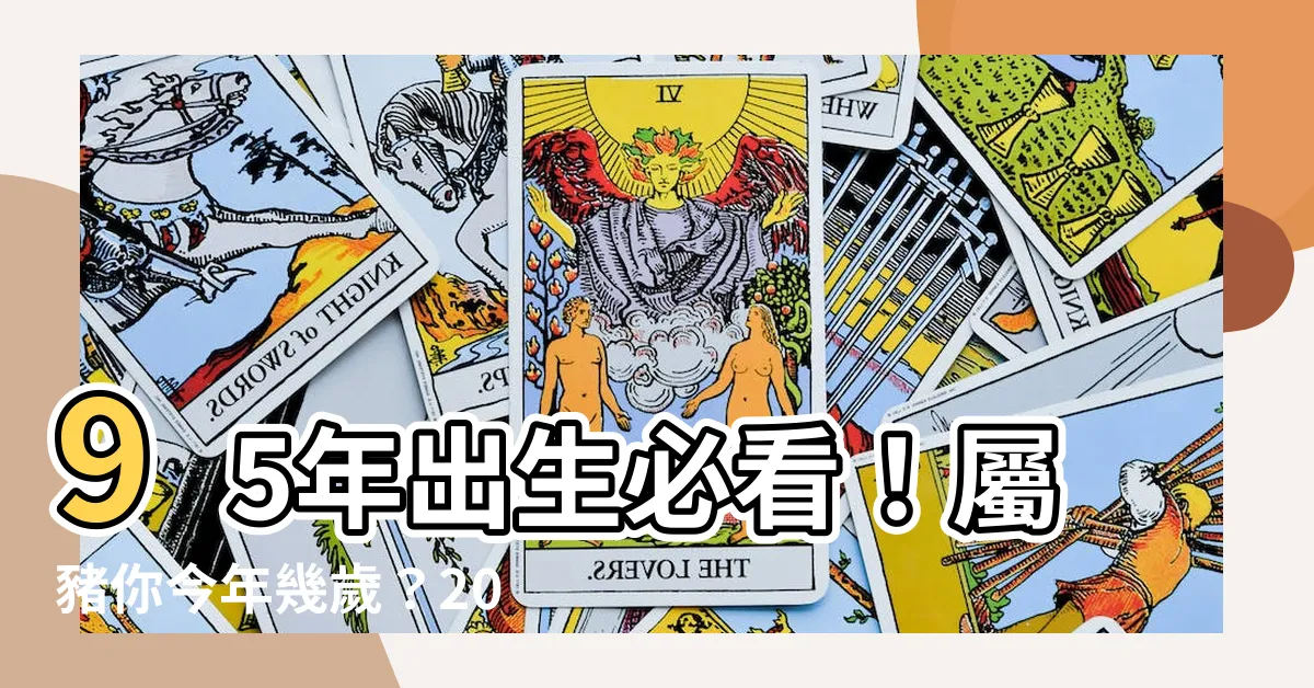【95年出生】95年出生必看！屬豬你今年幾歲？2023運勢大公開！