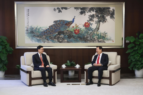 夏寶龍深圳會晤李家超