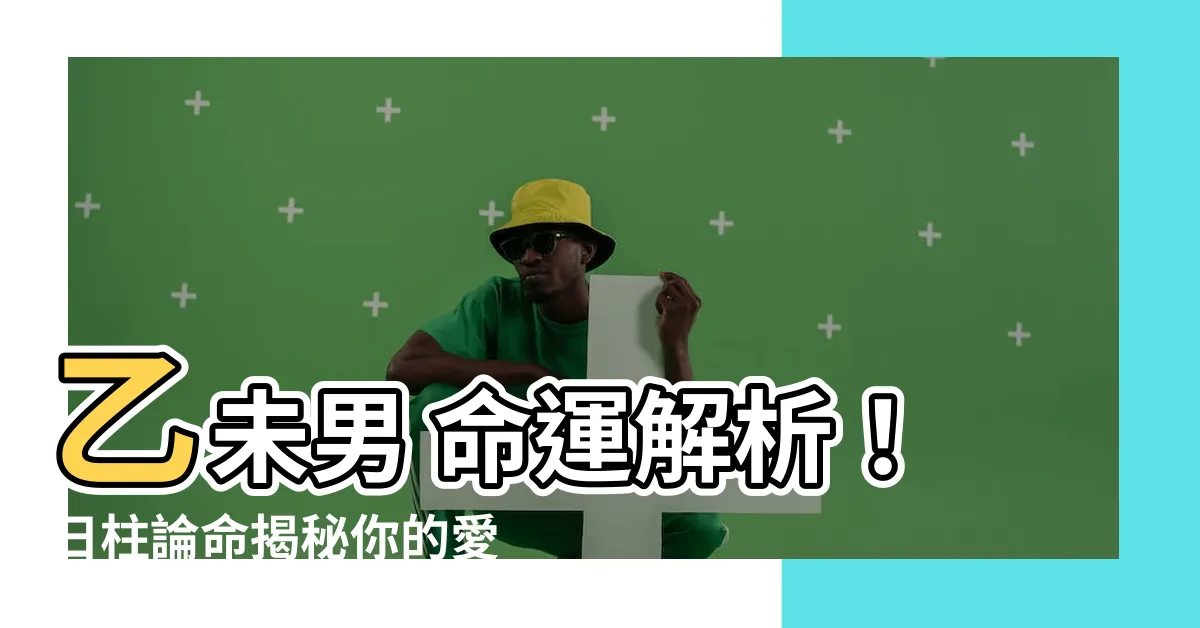 【乙未男】乙未男 命運解析！日柱論命揭秘你的愛情、事業、財運