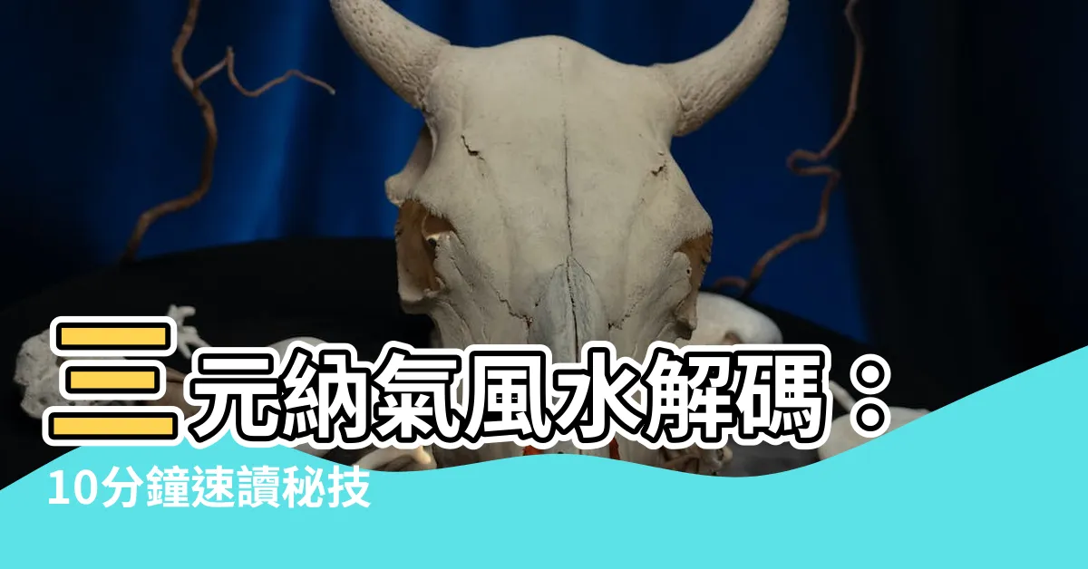 【三元納氣風水詳解】三元納氣風水解碼：10分鐘速讀秘技