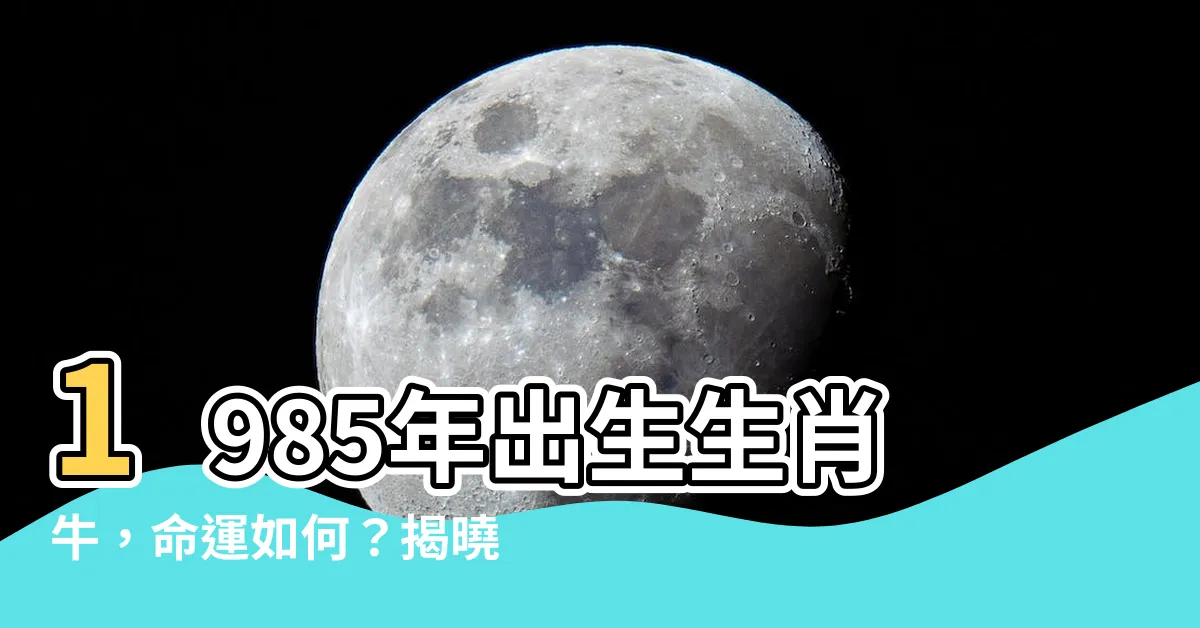 【1985 生肖】1985年出生生肖牛，命運如何？揭曉2023年運勢大全