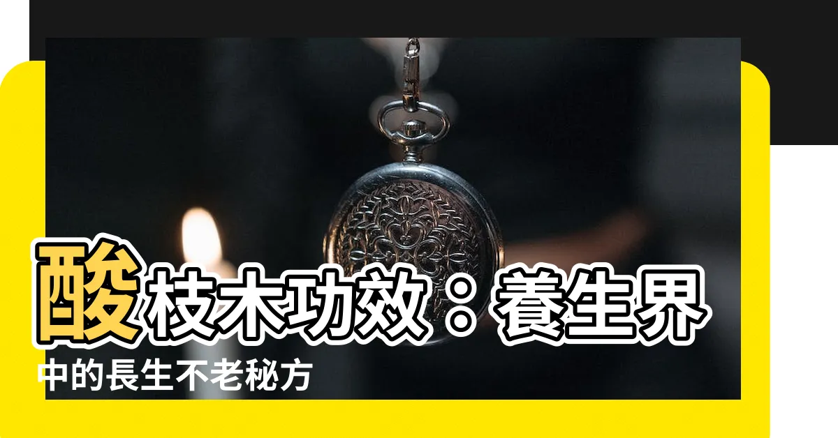 【酸枝木功效】酸枝木功效：養生界中的長生不老秘方