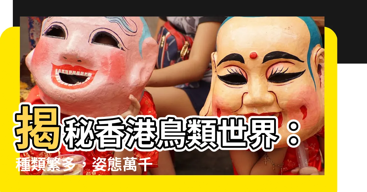 【鳥種類】揭秘香港鳥類世界：種類繁多，姿態萬千