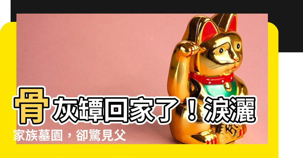 【骨灰罈 入 家族墓】骨灰罈回家了！淚灑家族墓園，卻驚見父親遺骨散落一地...