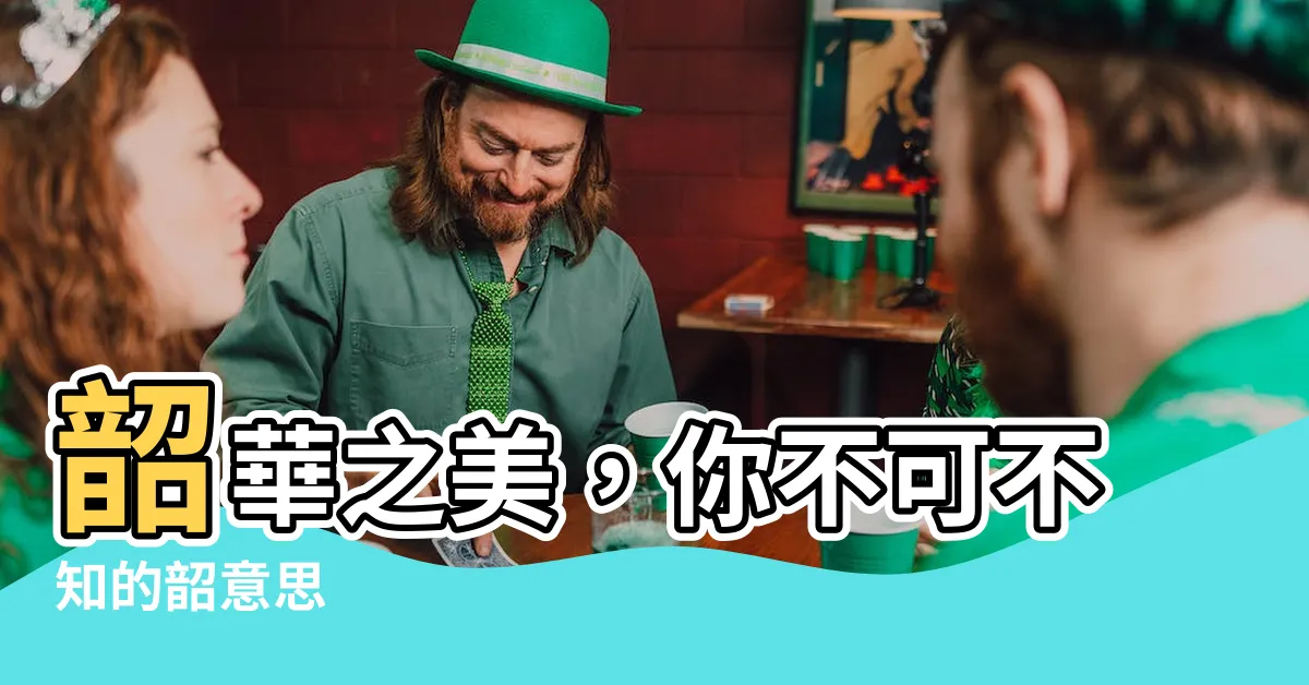 【韶意思】韶華之美，你不可不知的韶意思